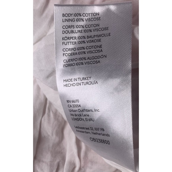 Anthropologie XXS Super Mini Dress Womens Sleeveless Lined Beach Shell Pockets - Picture 4 of 10